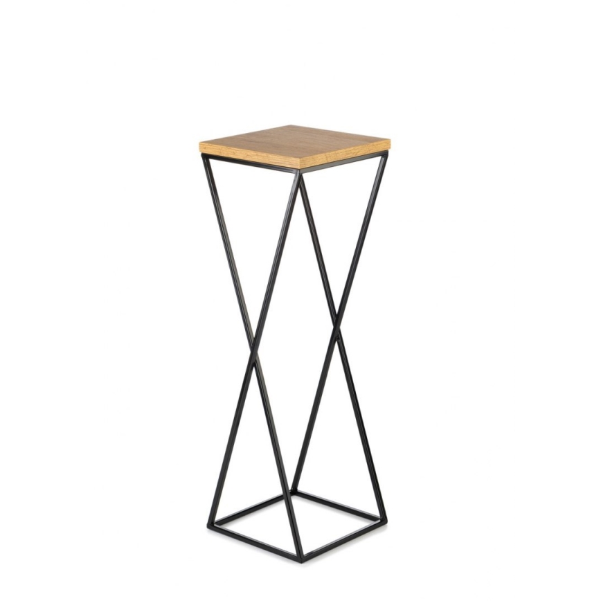 Blomställ 70x24 cm svart/brun