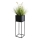 Blomställ 70x24 cm svart