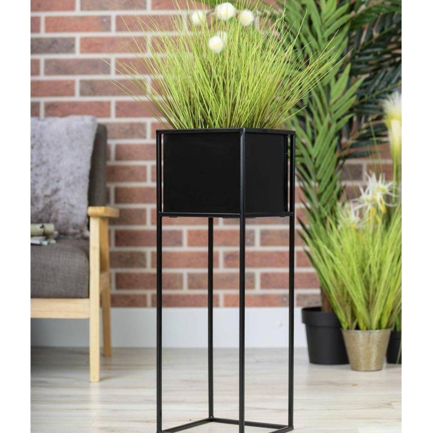 Blomställ 70x24 cm svart