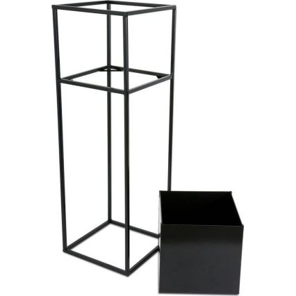 Blomställ 70x24 cm svart