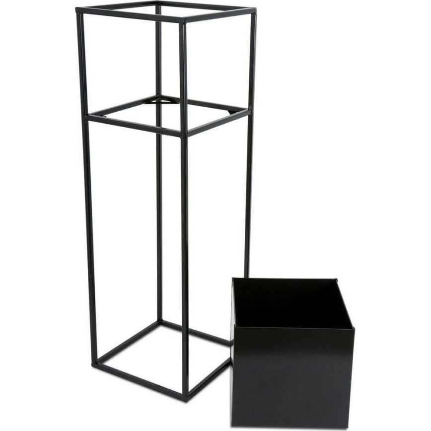 Blomställ 70x24 cm svart