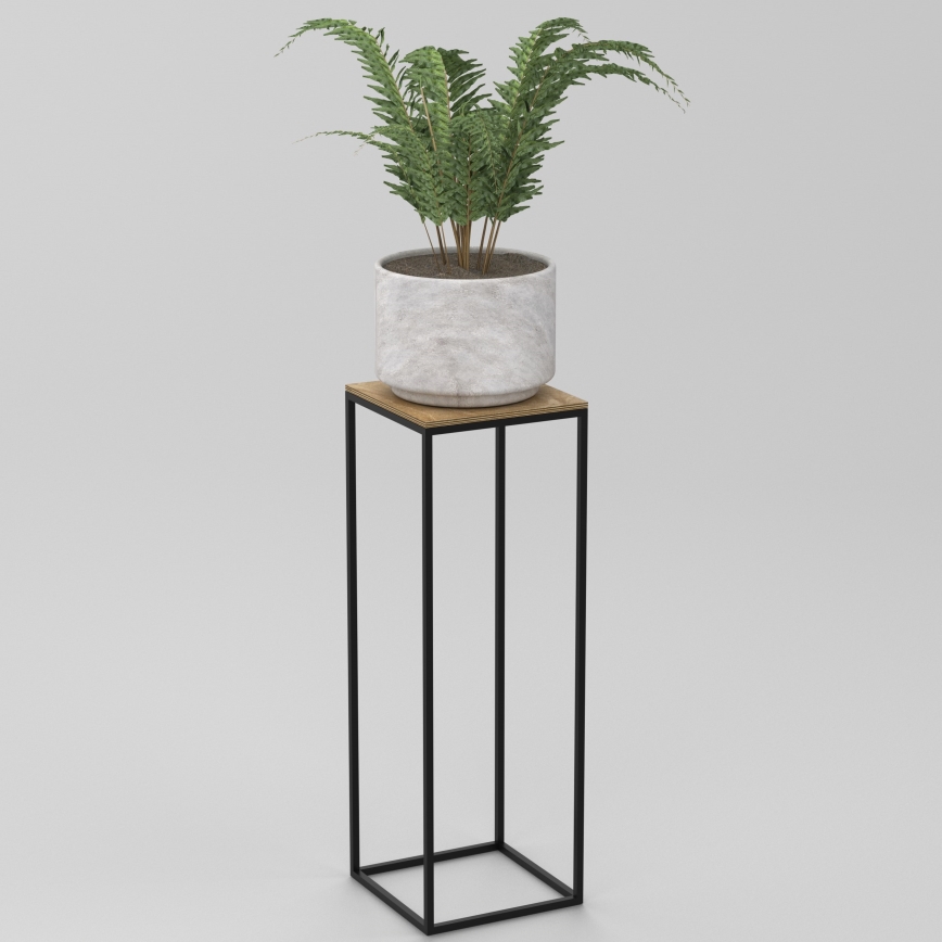 Blomställ 70x24 cm svart