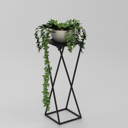 Blomställ 70x24 cm svart