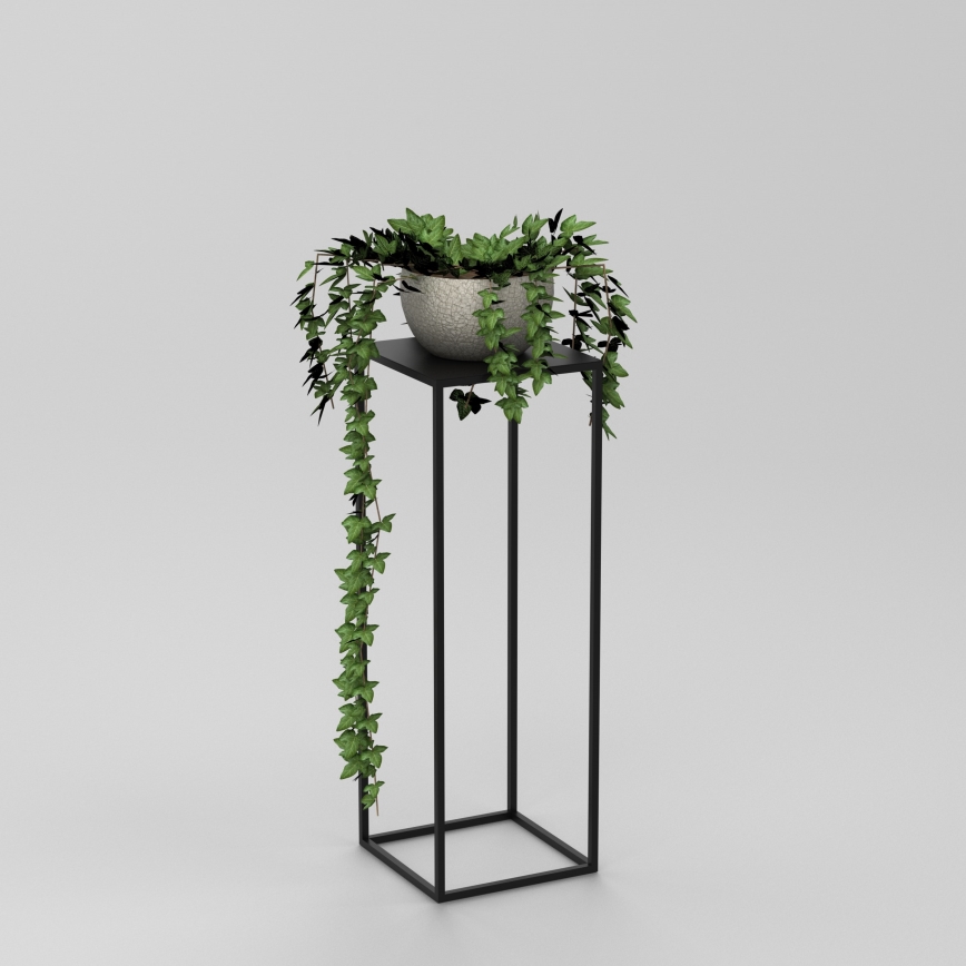 Blomställ 70x24 cm svart