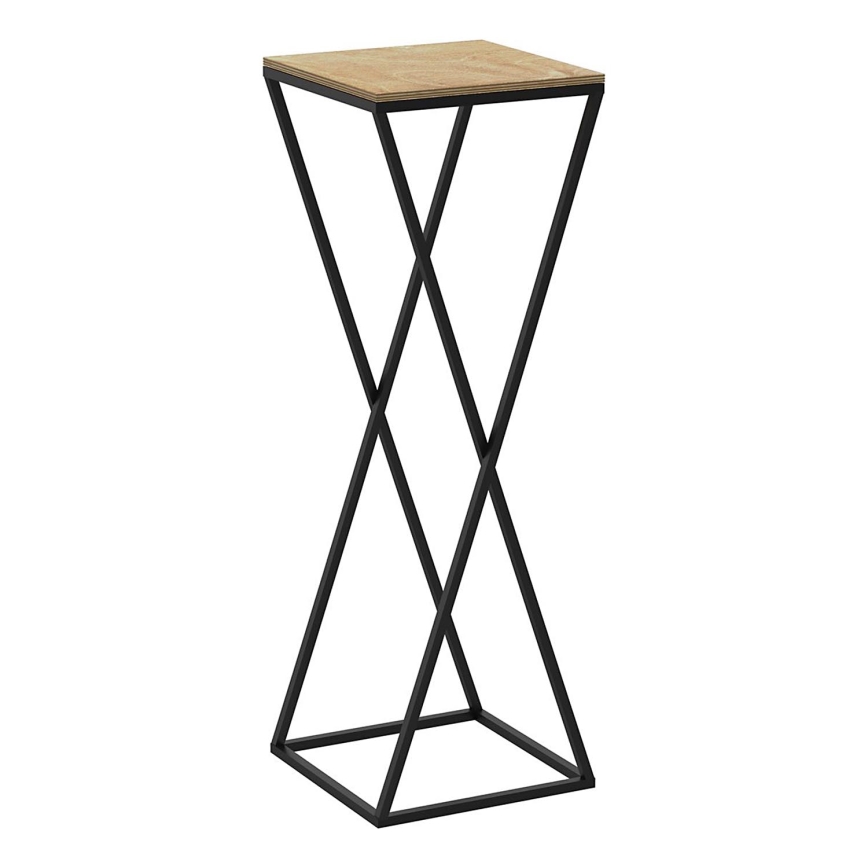 Blomställ 70x24 cm svart