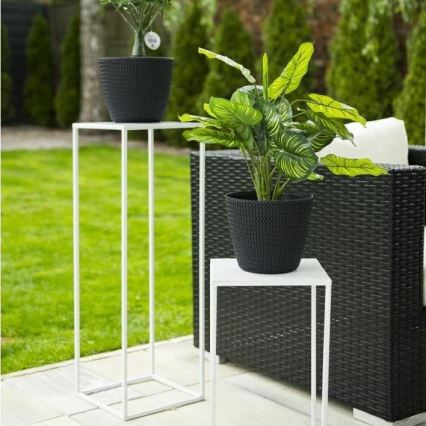 Blomställ 70x24 cm vit