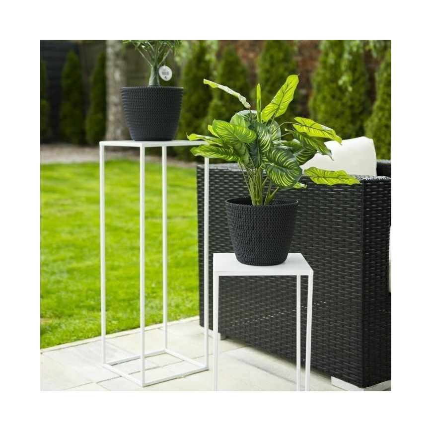 Blomställ 70x24 cm vit
