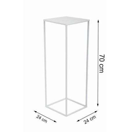 Blomställ 70x24 cm vit