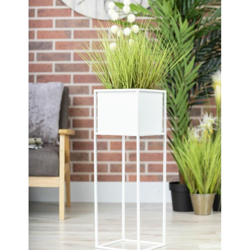 Blomställ 70x24 cm vit