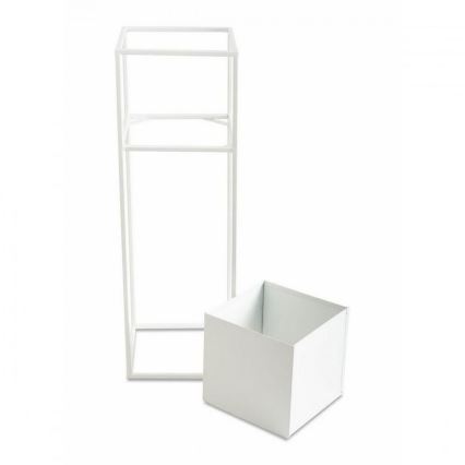 Blomställ 70x24 cm vit