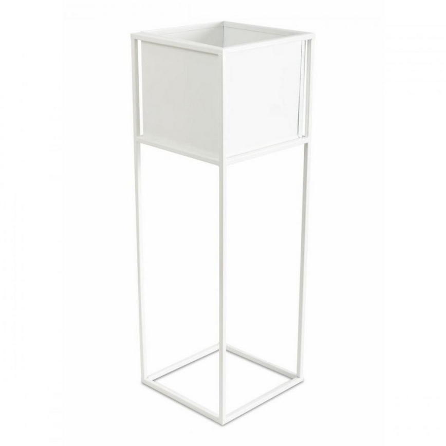 Blomställ 70x24 cm vit