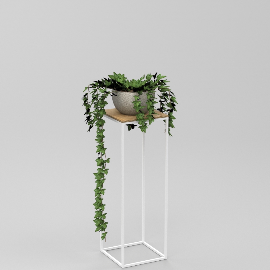 Blomställ 70x24 cm vit