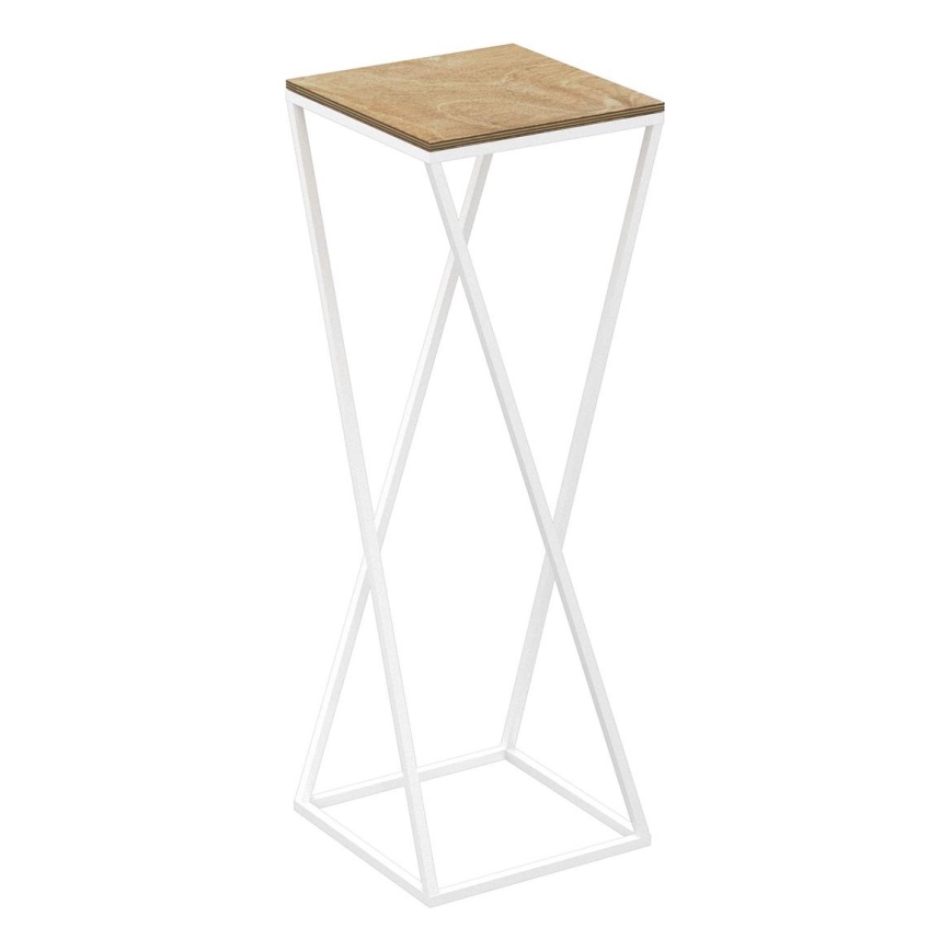 Blomställ 70x24 cm vit