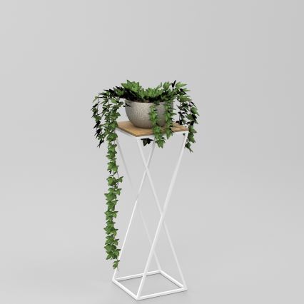 Blomställ 70x24 cm vit