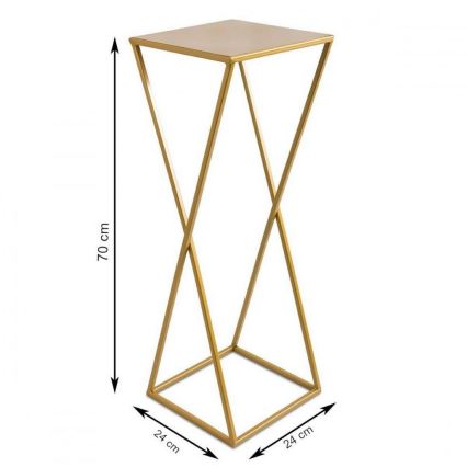 Blomställ 70x24 guld