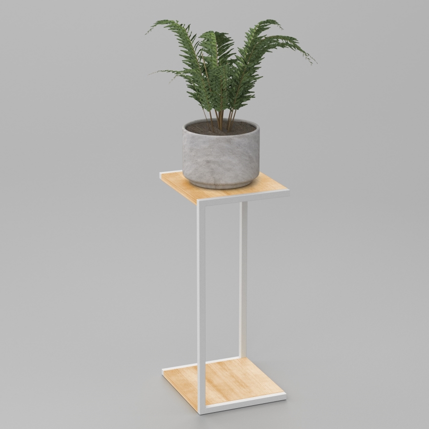 Blomställ 70x30x34 cm vit