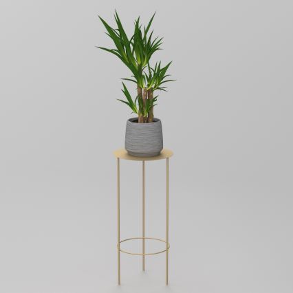 Blomställ 70x32 cm gyllene
