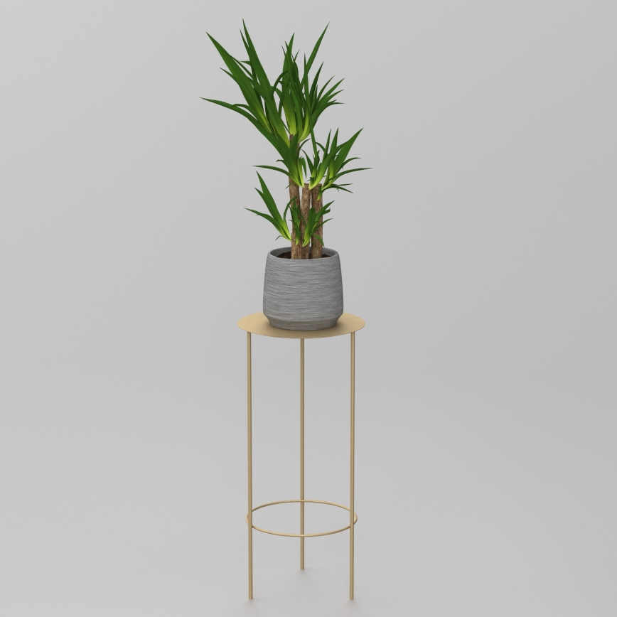 Blomställ 70x32 cm gyllene