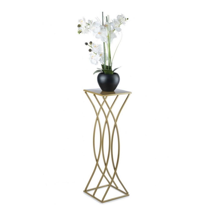 Blomställ 75x23 cm guld