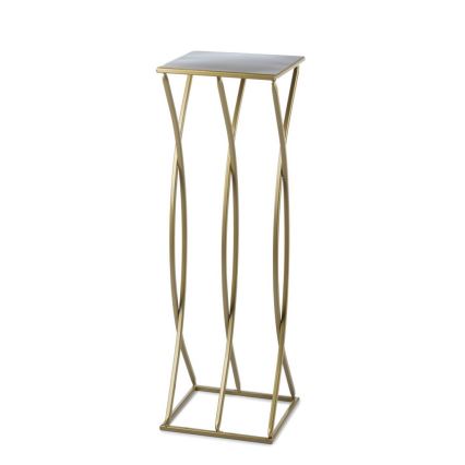 Blomställ 75x23 cm guld
