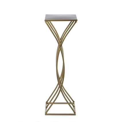 Blomställ 75x23 cm guld