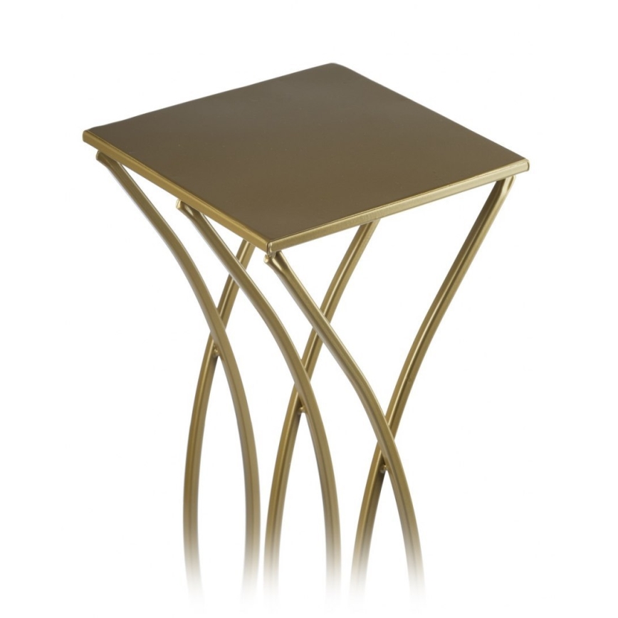 Blomställ 75x23 cm guld