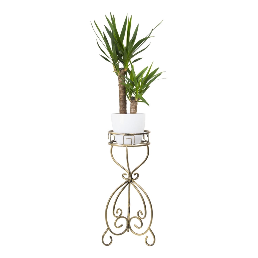 Blomställ 76x32 cm guld