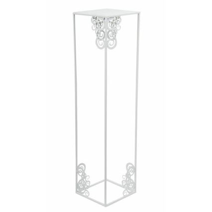 Blomställ 80x24 cm vit