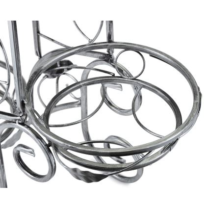 Blomställ 88x65 cm silver