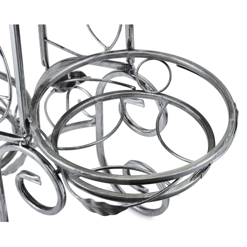 Blomställ 88x65 cm silver
