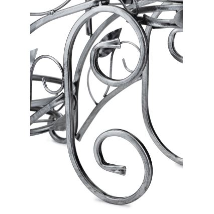 Blomställ 88x65 cm silver