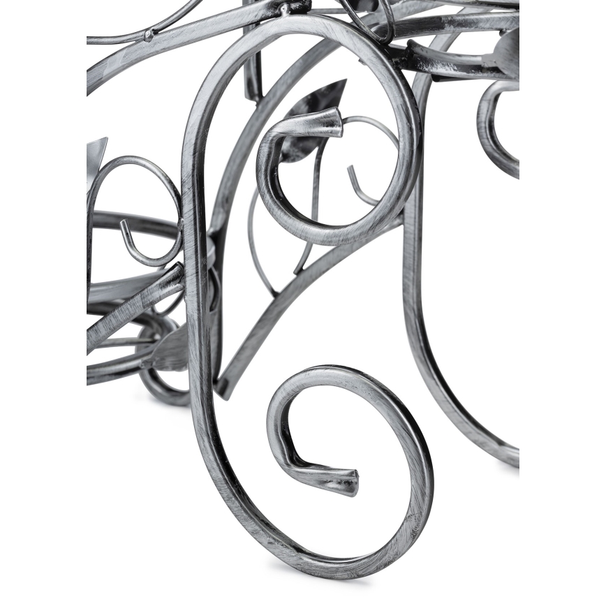 Blomställ 88x65 cm silver