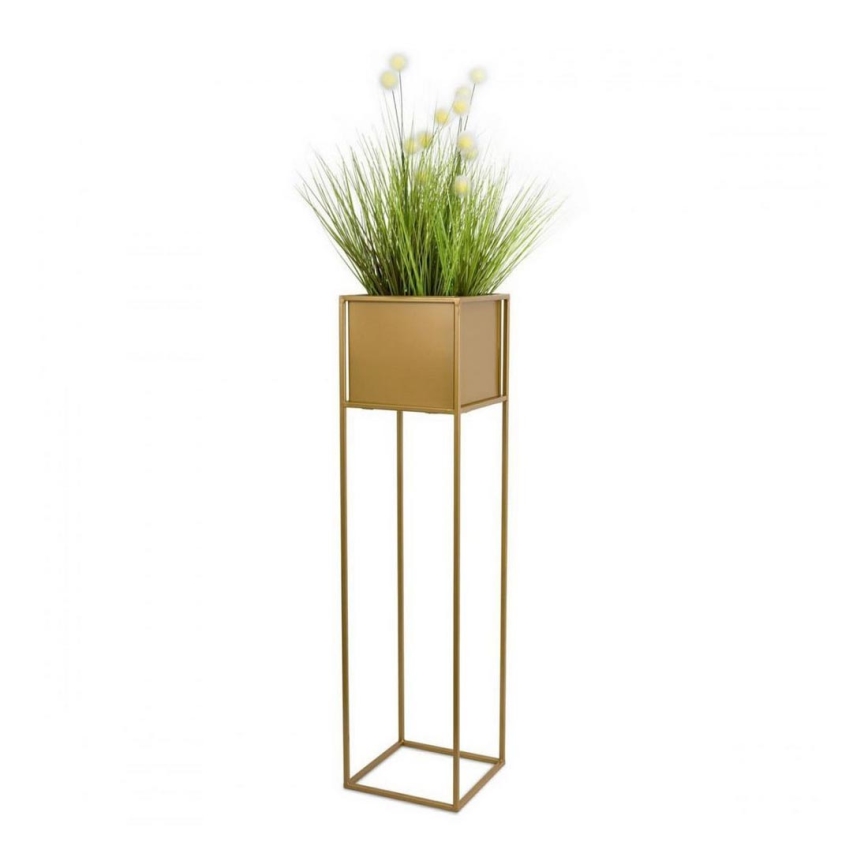 Blomställ 90x24 cm guld
