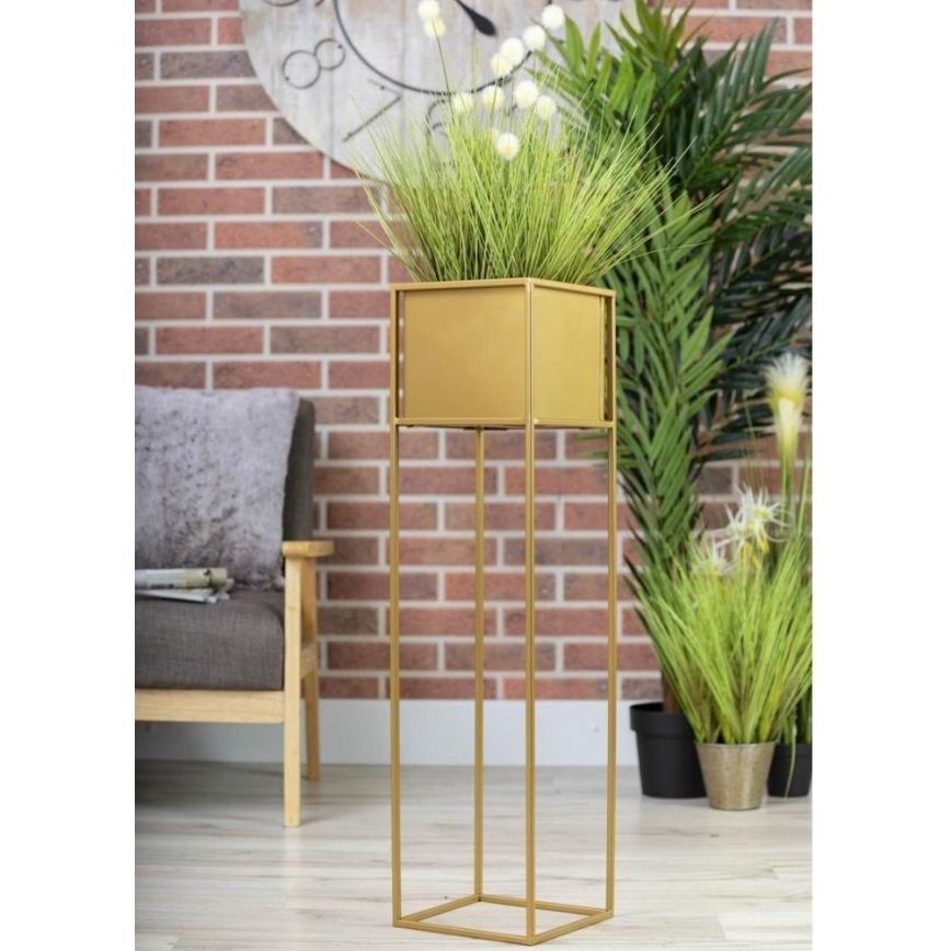 Blomställ 90x24 cm guld