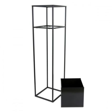 Blomställ 90x24 cm svart