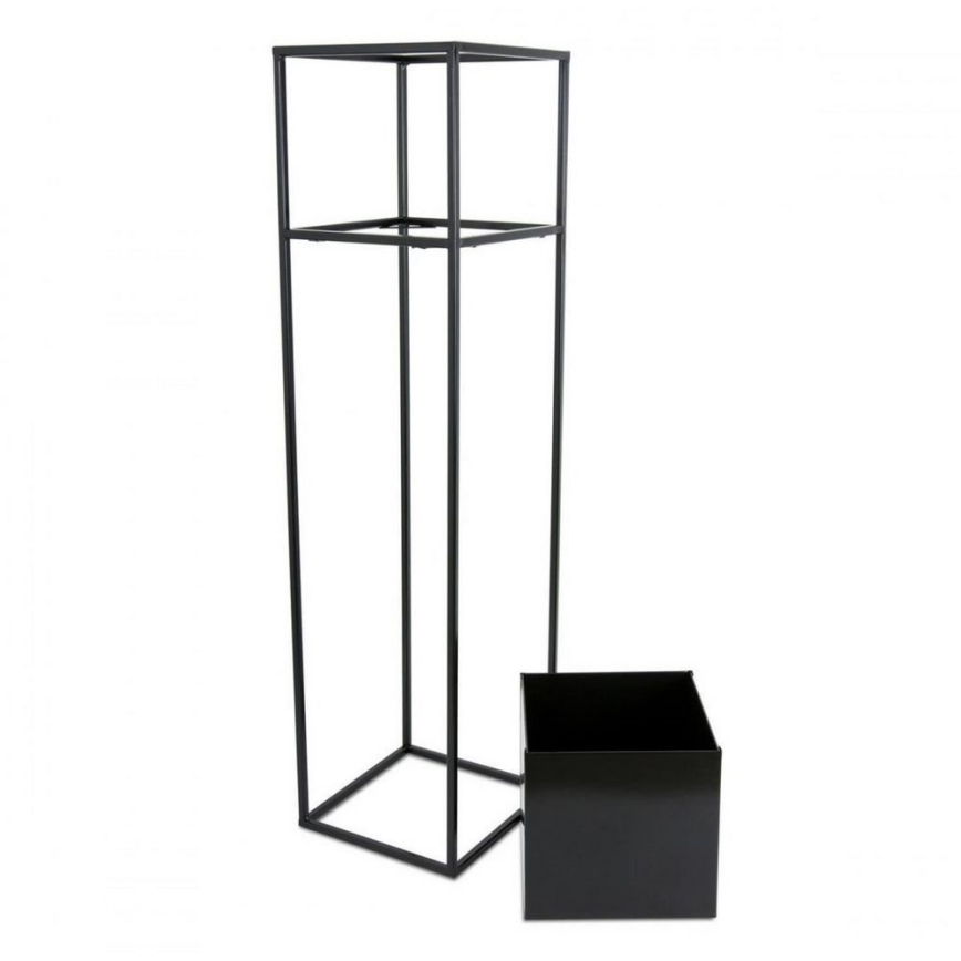 Blomställ 90x24 cm svart