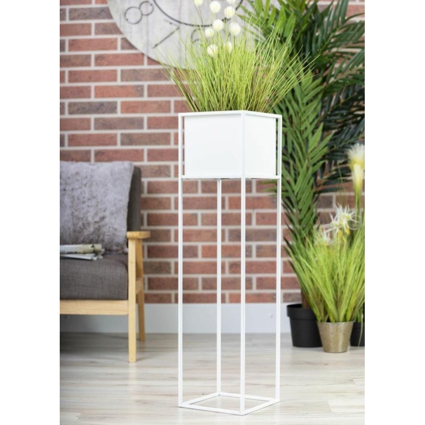 Blomställ 90x24 cm vit