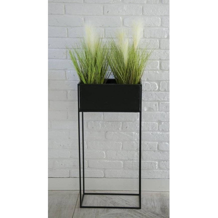 Blomställ 90x44 cm svart