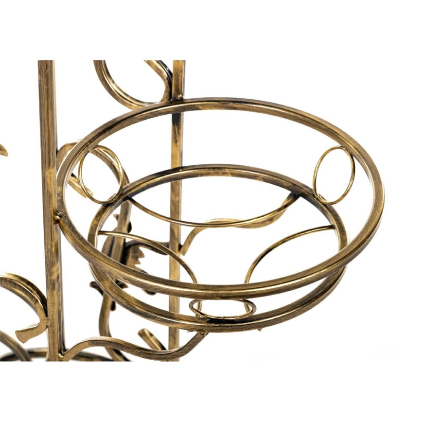 Blomställ 90x65 cm guld
