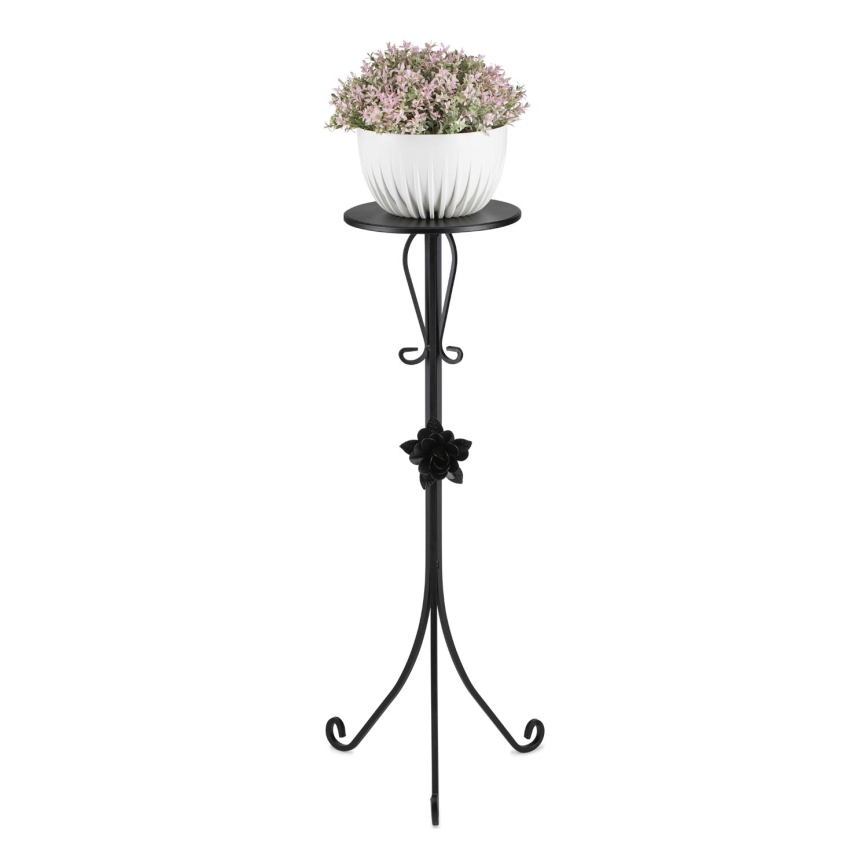 Blomställ 95x39 cm svart