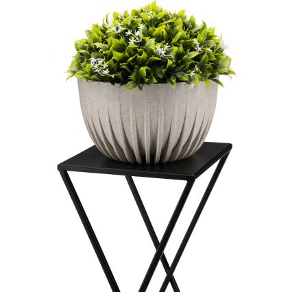 Blomställ 95x78 cm svart