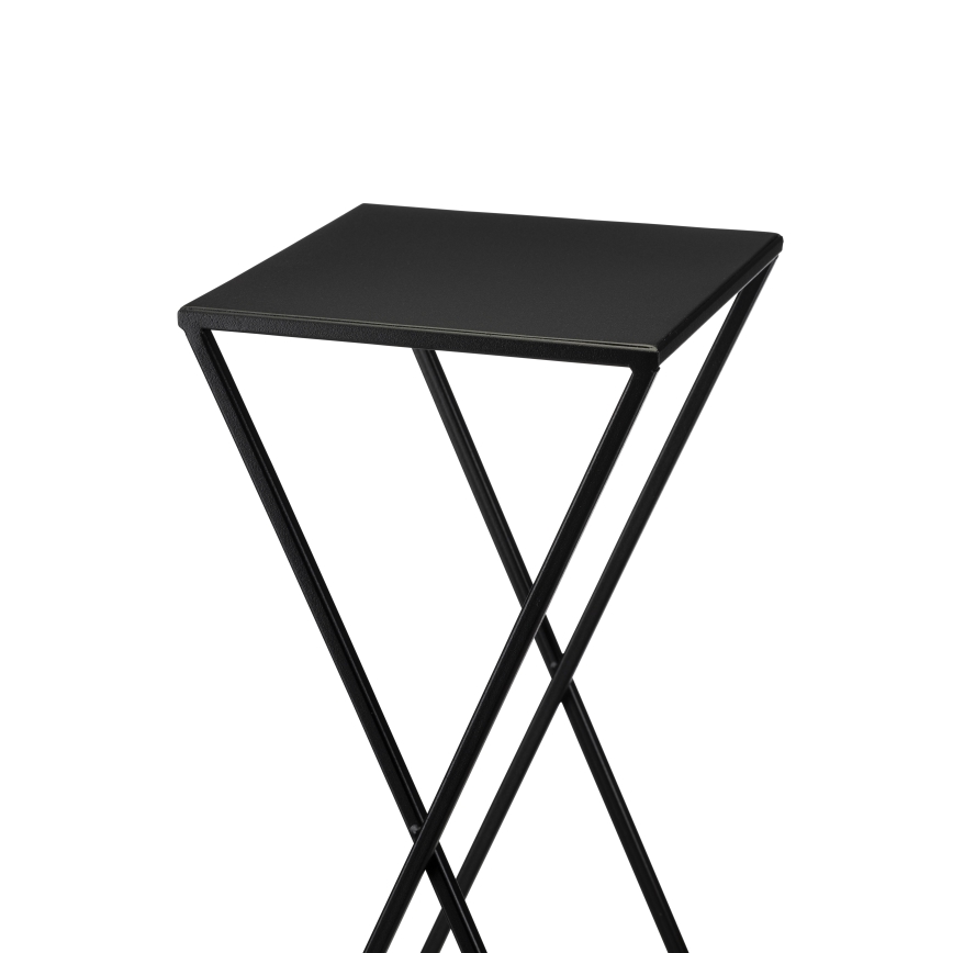 Blomställ 95x78 cm svart