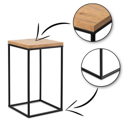 Blomställ BASICLOFT 40x24 svart/brun