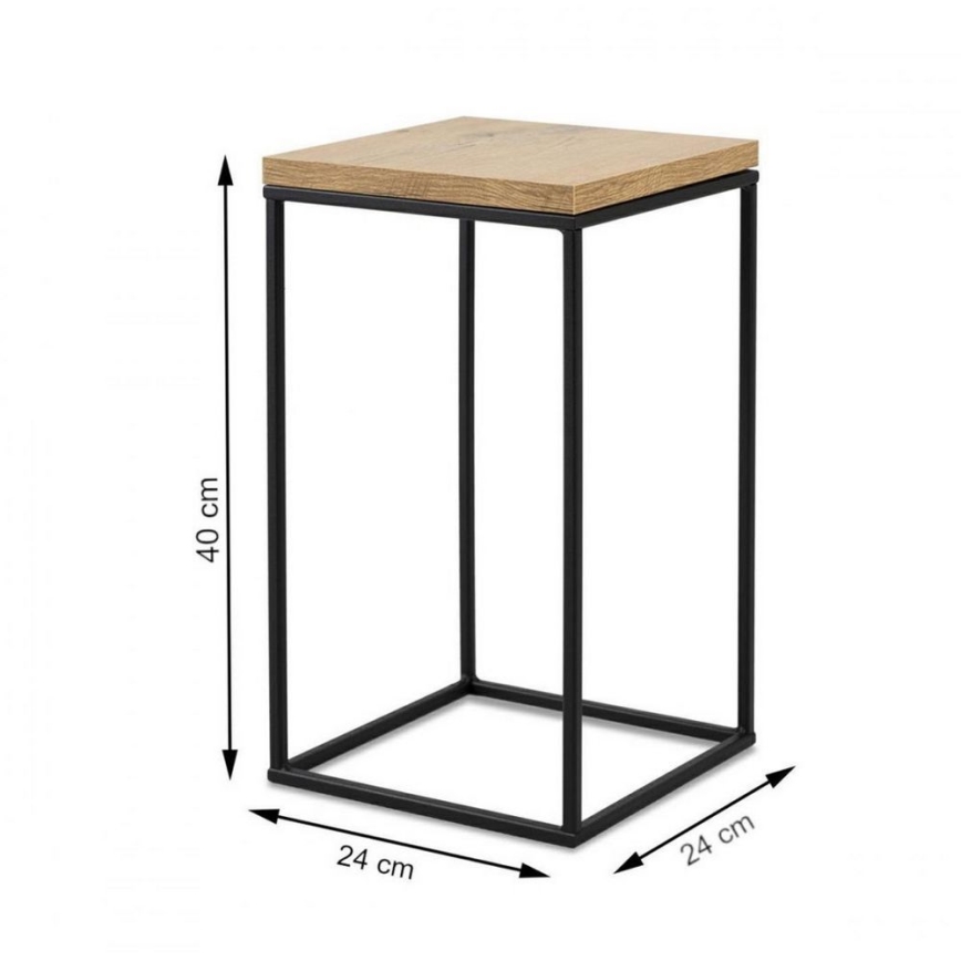 Blomställ BASICLOFT 40x24 svart/brun
