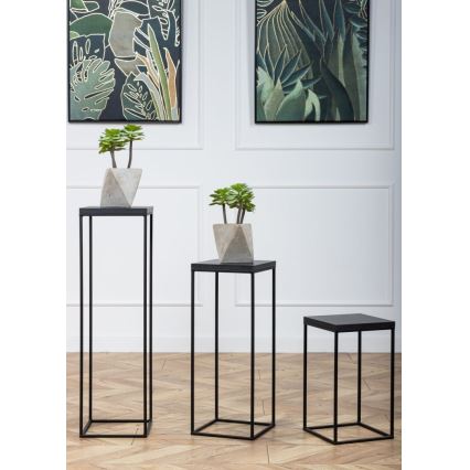 Blomställ BASICLOFT 80x24 svart