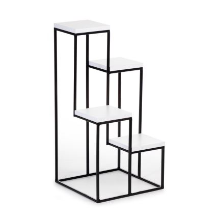 Blomställ KASKADA 70x34 svart/vit