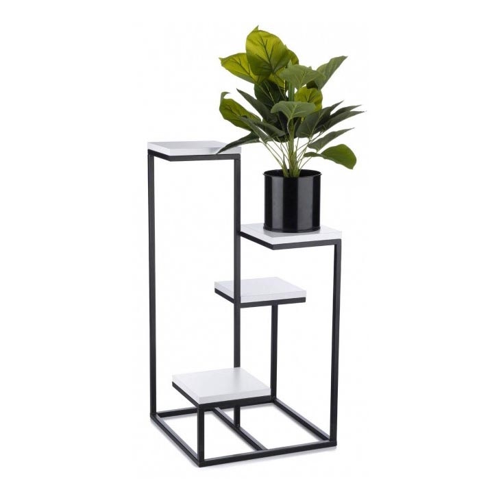 Blomställ KASKADA 79x40 svart/vit