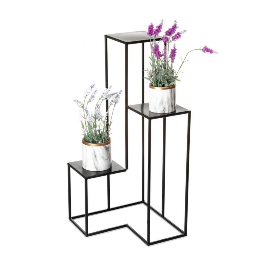 Blomställ KASKADA 85x40 cm svart
