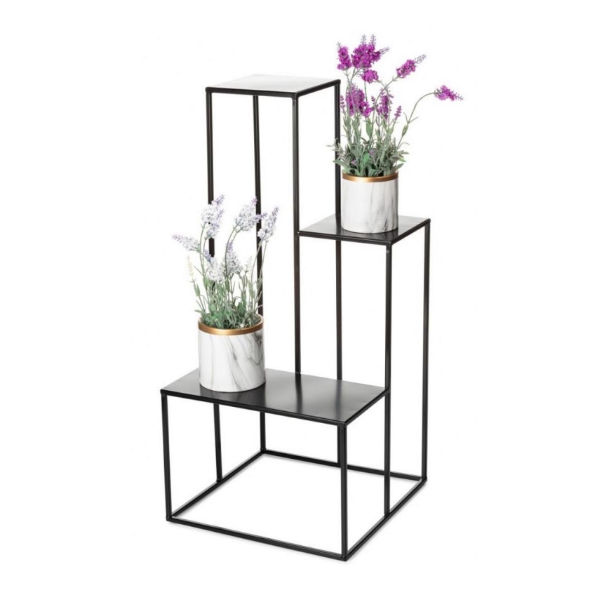 Blomställ KASKADA 85x40 cm svart