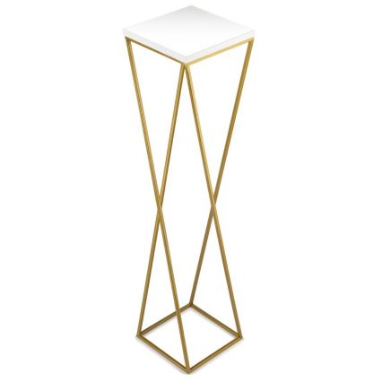 Blomställ LOFT 100x24 cm guld/vit